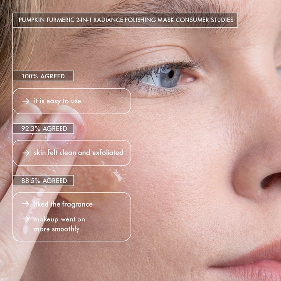 YENSA | PUMPKIN TURMERIC 2-IN-1 RADIANCE POLISHING MASK - Picture 5 of 9